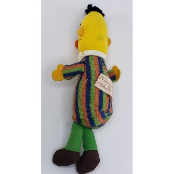 Sesame Street Big Bird Bert Plush Stuffed Animal Set Applause Playskool - Picture 8 of 8